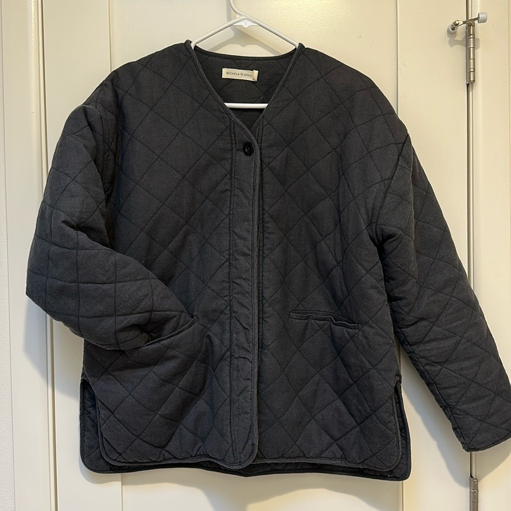 Micaela Greg quilted liner jacket